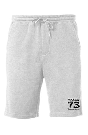 Yorgea By  Demond Siobon 73 Ash Gry/Blk Midweight Fleece Shorts