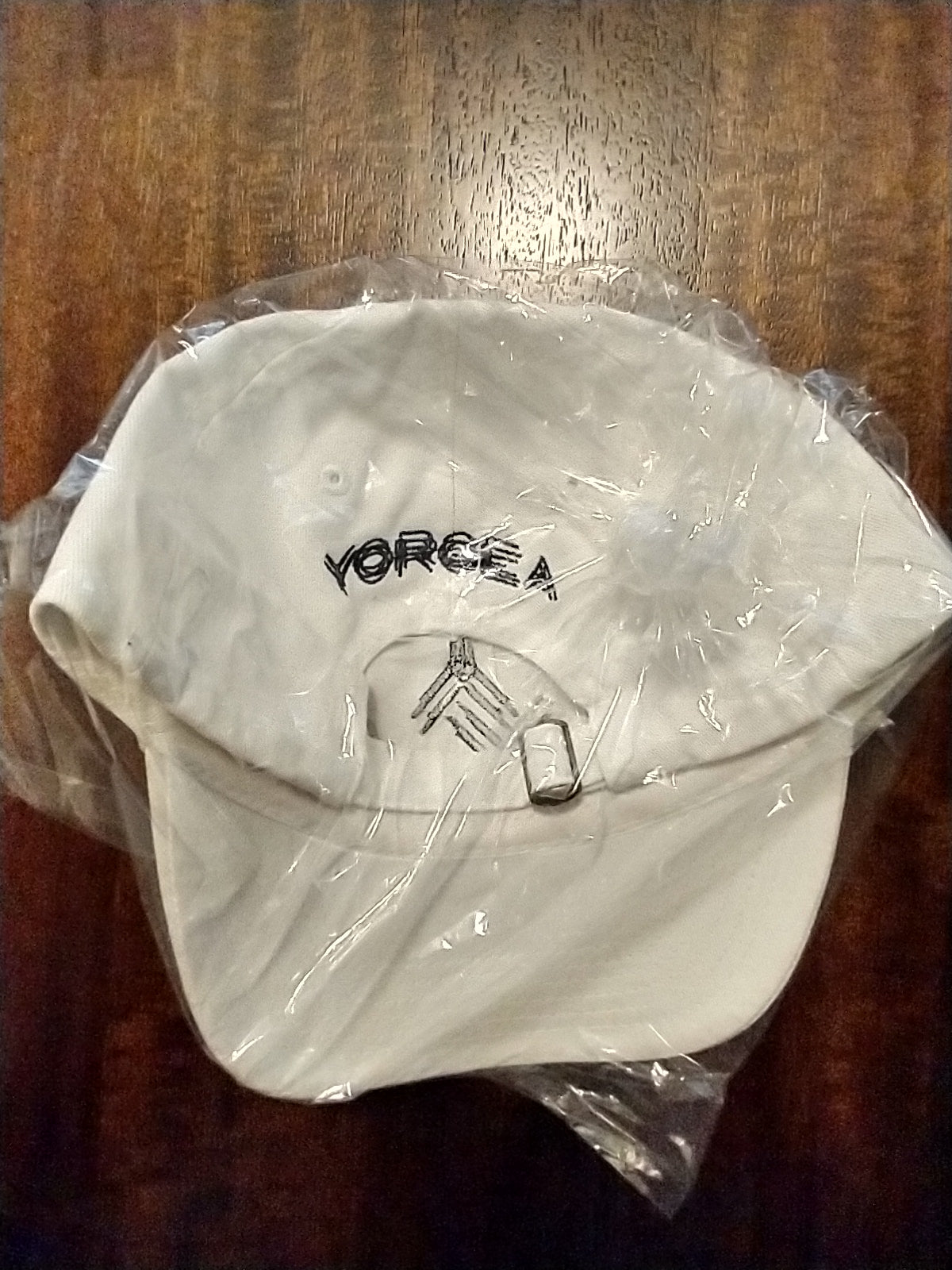 Yorgea By Demond Siobon white/Black Embroidered Dad Hat